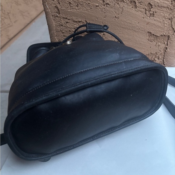 Coach leather backpack vintage bag purse